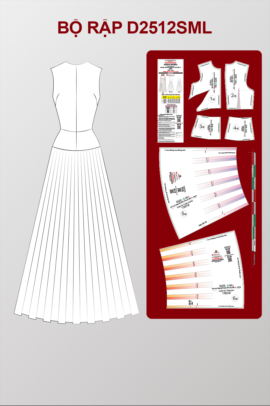 Mẫu bộ rập chuẩn form - thiết kế rập lấy nhanh